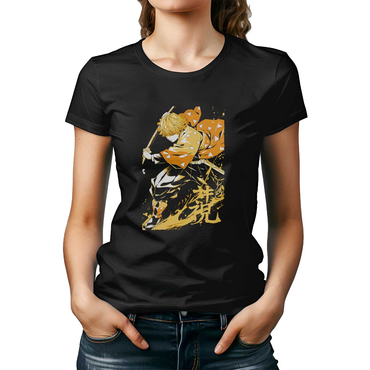 poleras-mujer-estampada-frontal-zenitsu-agatsuma-estilo-tinta-zen-22