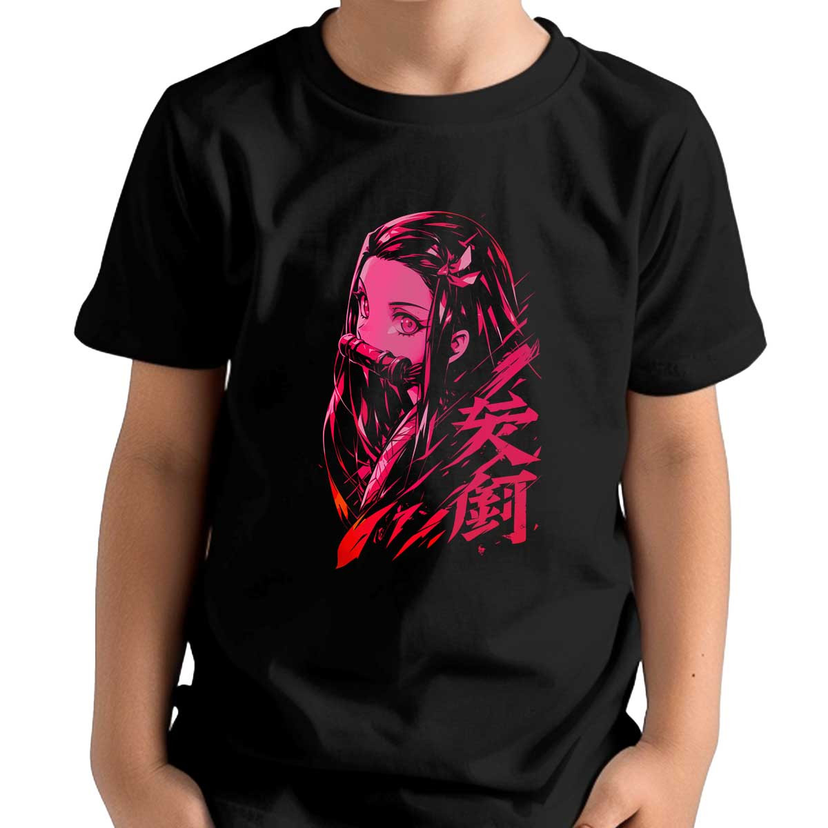 poleras-nezuko-kamado-estilo-tinta-majestuoso