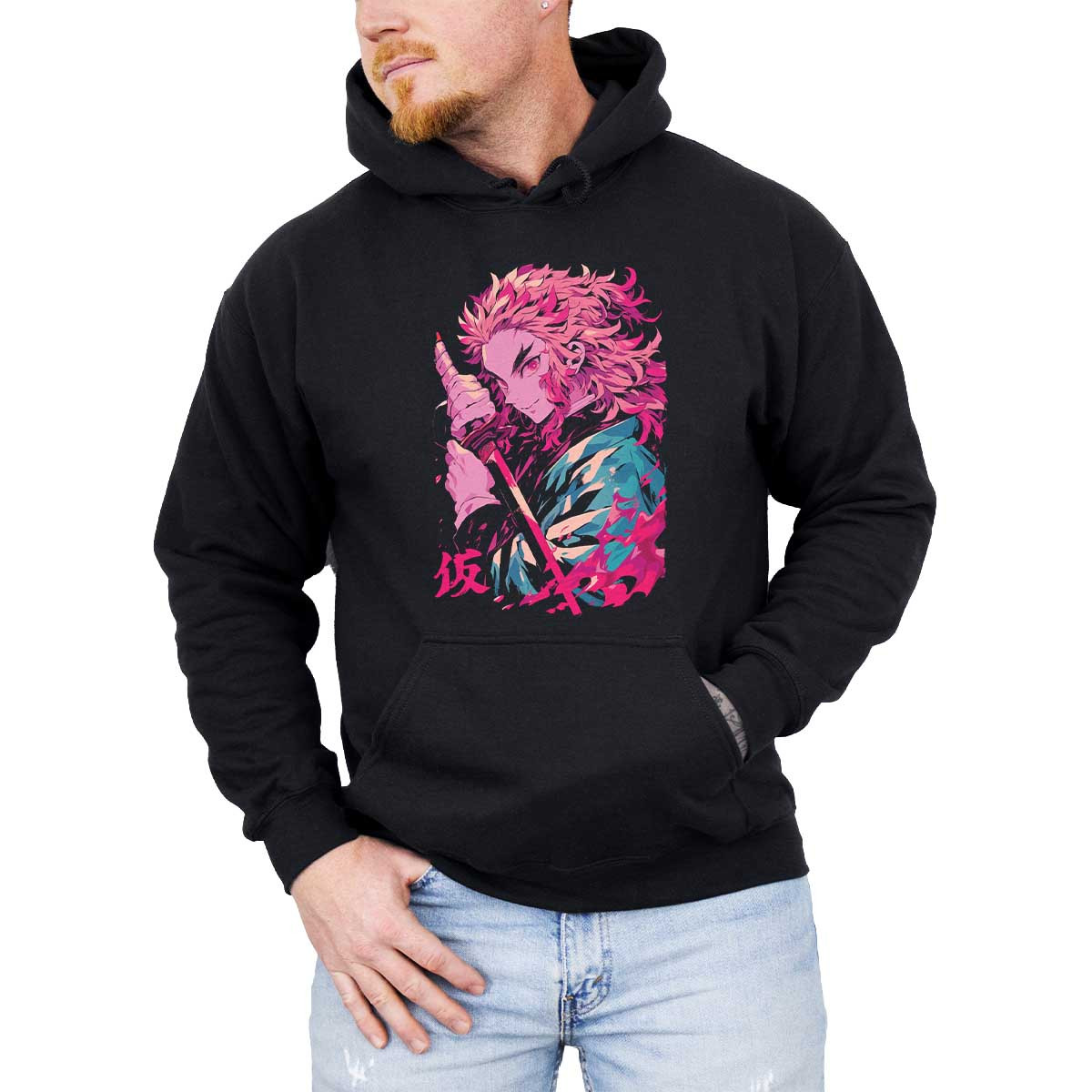 poleron-anime-hombre-kyojuro-rengoku-battle-demon-slayer