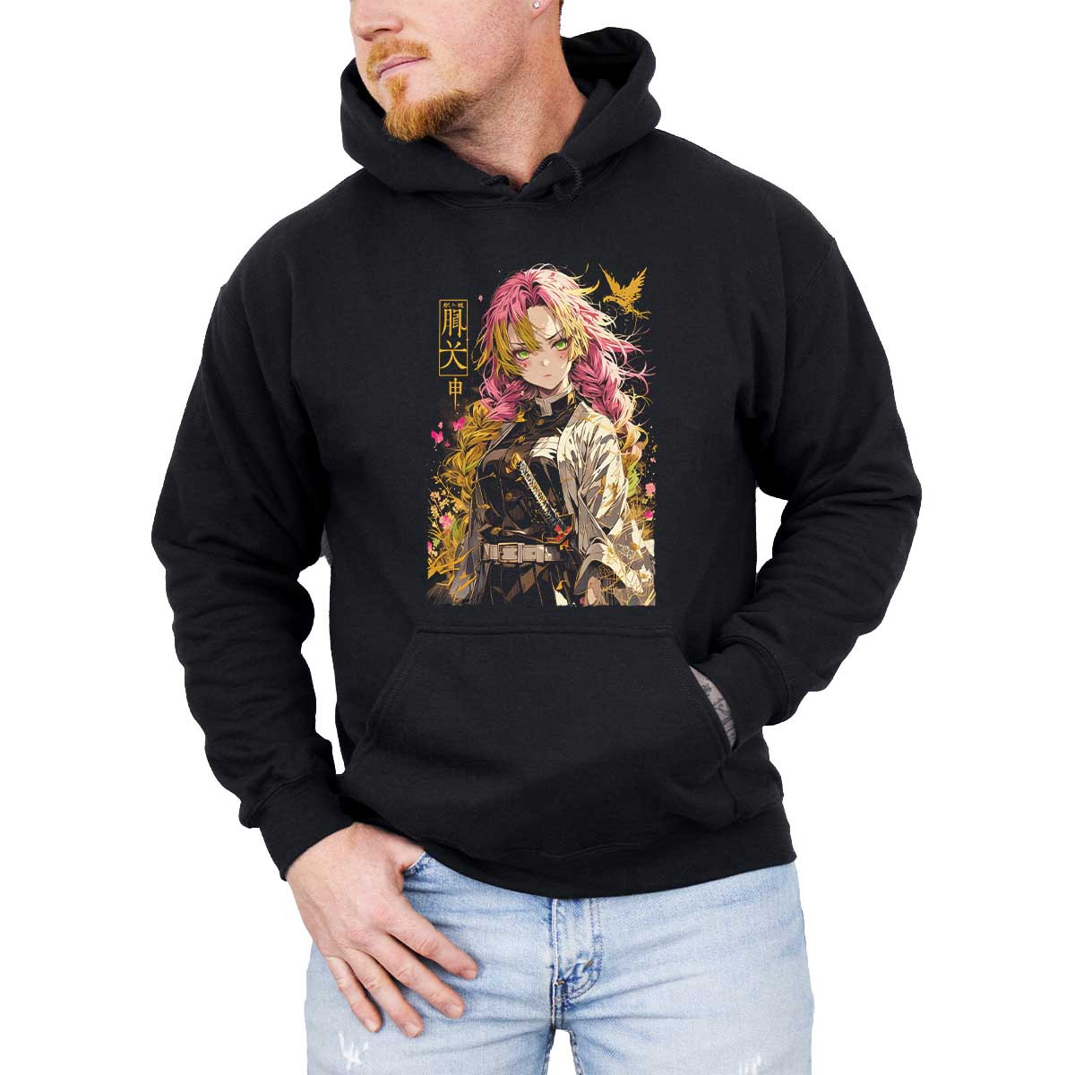poleron-anime-hombre-mitsuri-kanroji-colores-vibrantes
