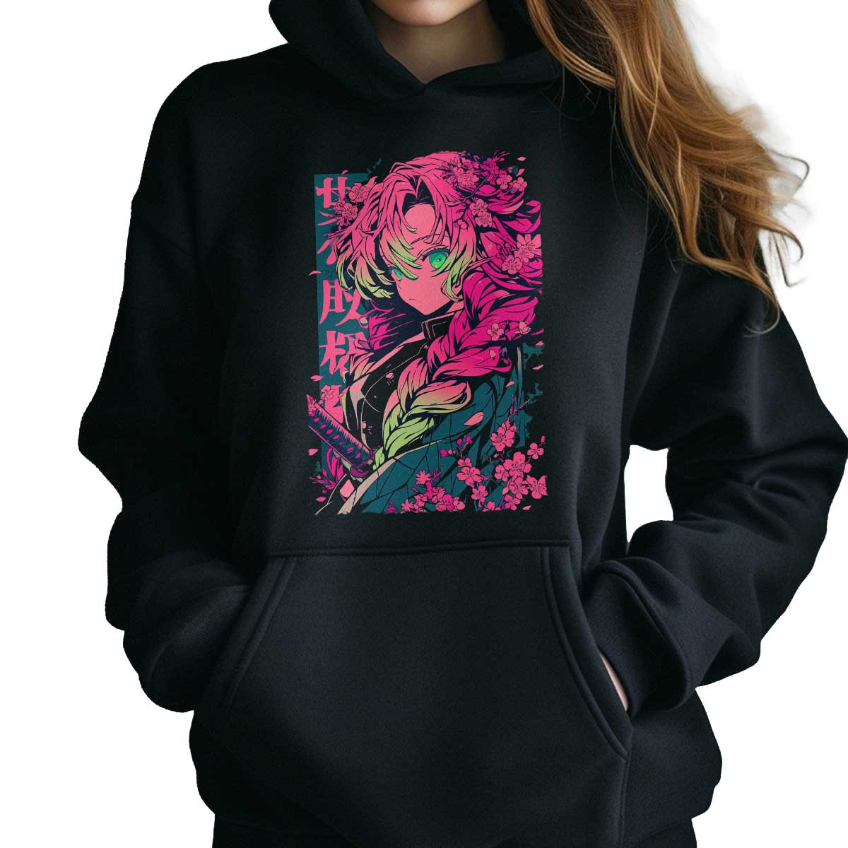 poleron-anime-mujer-estampada-mitsuri-kanroji-demon-slayer