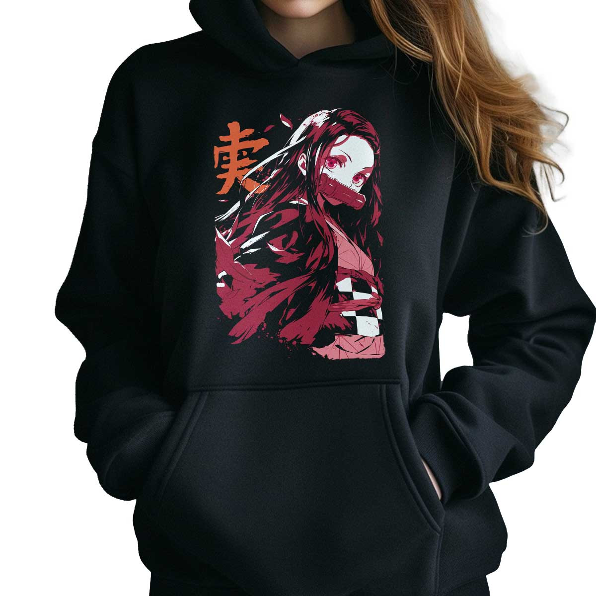 poleron-anime-nezuko-kamado-alta-calidad-ink-style-street-art