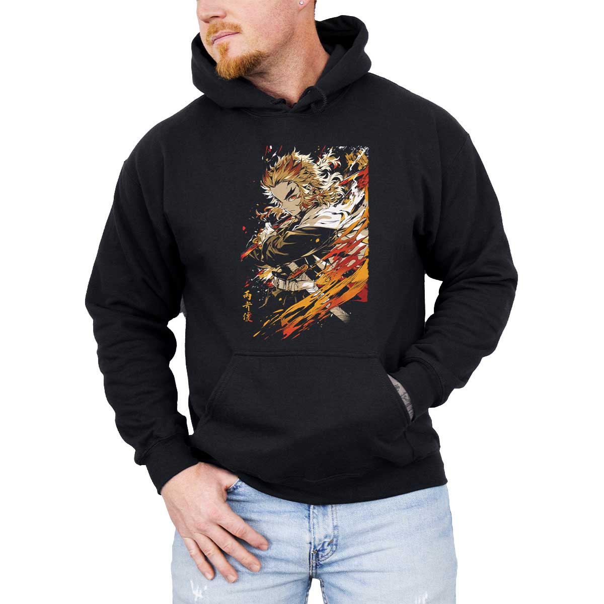 polerones-anime-hombre-suave-calma-design-kyojuro-rengoku