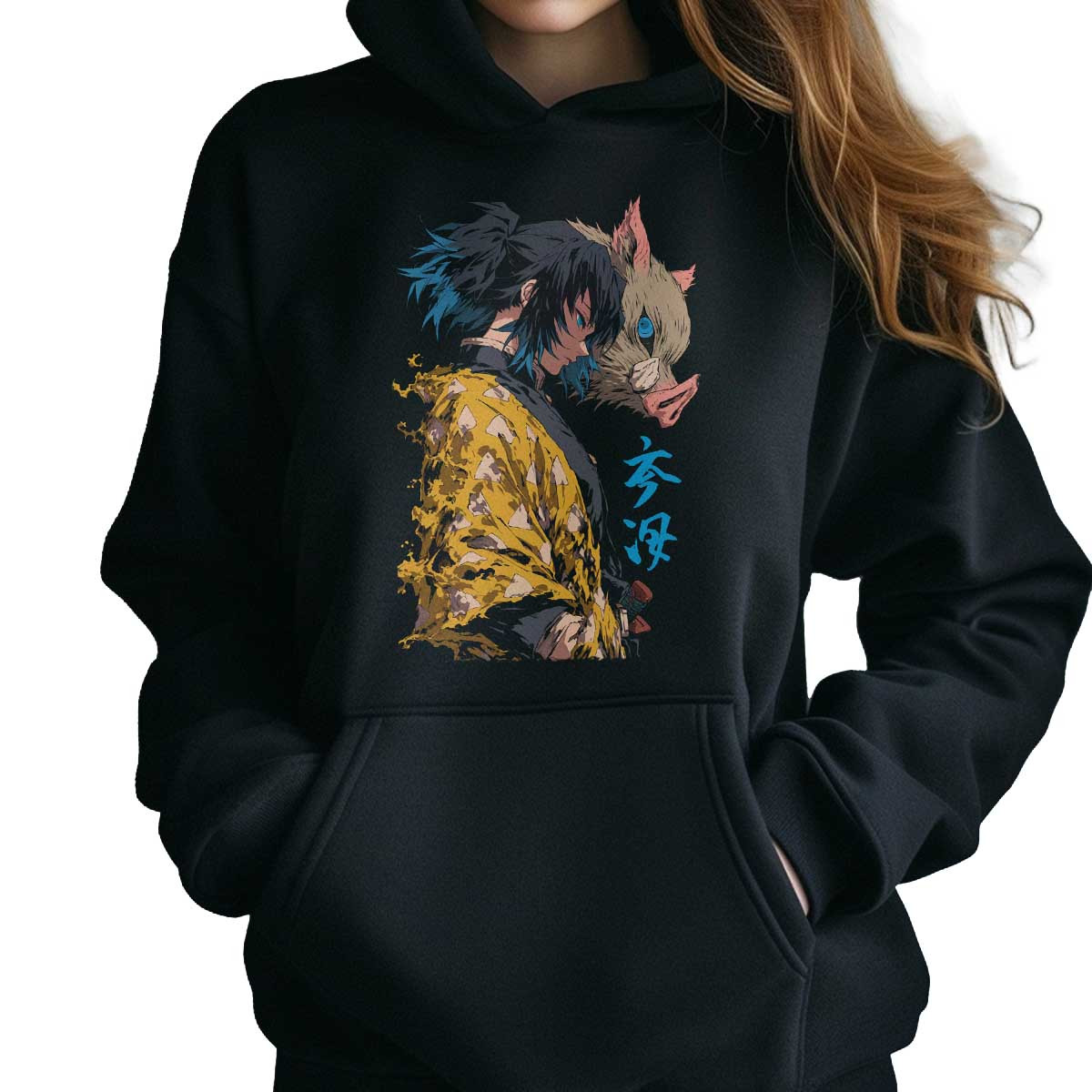 polerones-anime-inosuke-hashibira-and-a-moon-anime