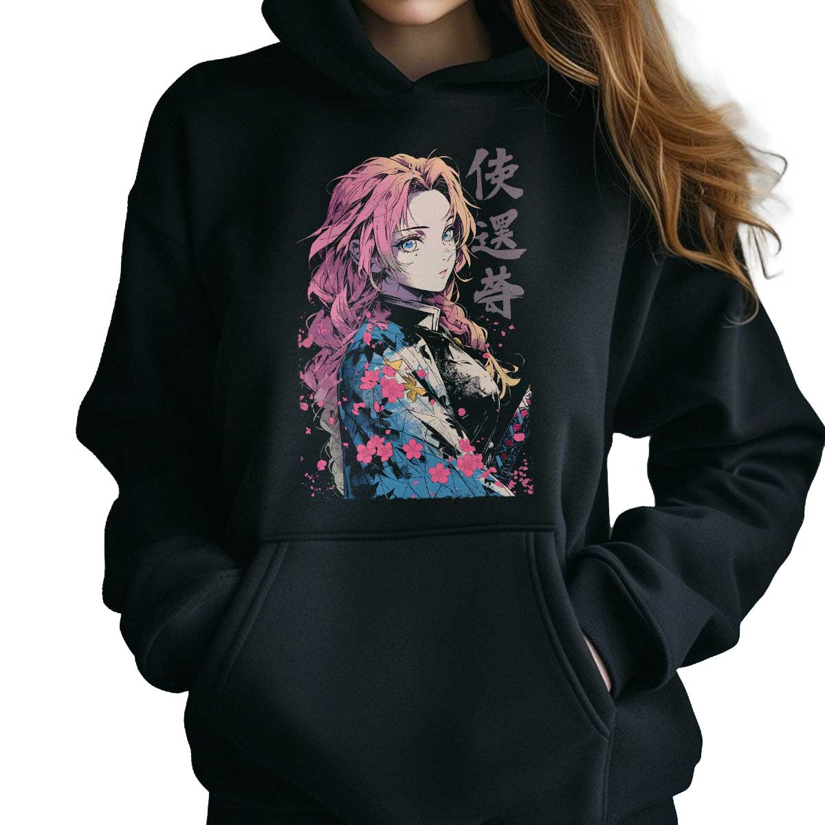 polerones-anime-mitsuri-kanroji-flores-cerezos-