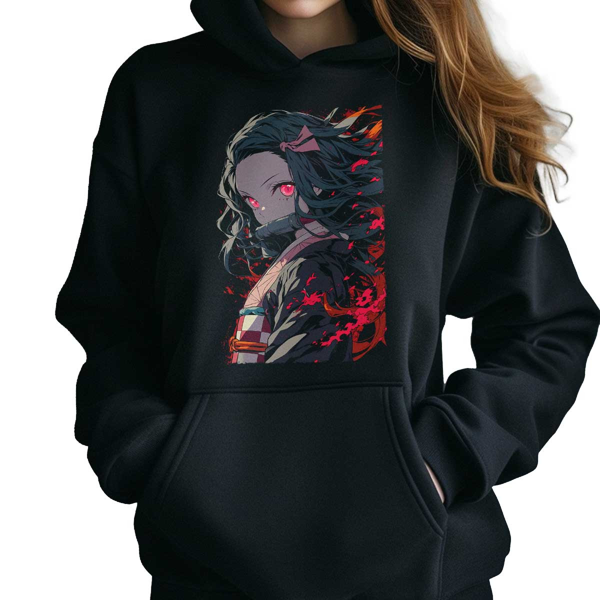 polerones-anime-mujer-dise-o-nezuko-kamado-silueta-demonio