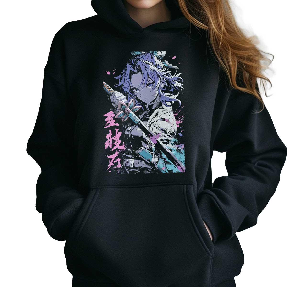polerones-anime-mujer-shinobu-kocho-demon-slay