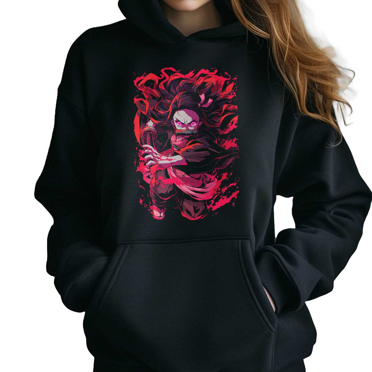 polerones-anime-nezuko-kamado-demon-slayer-sudadera