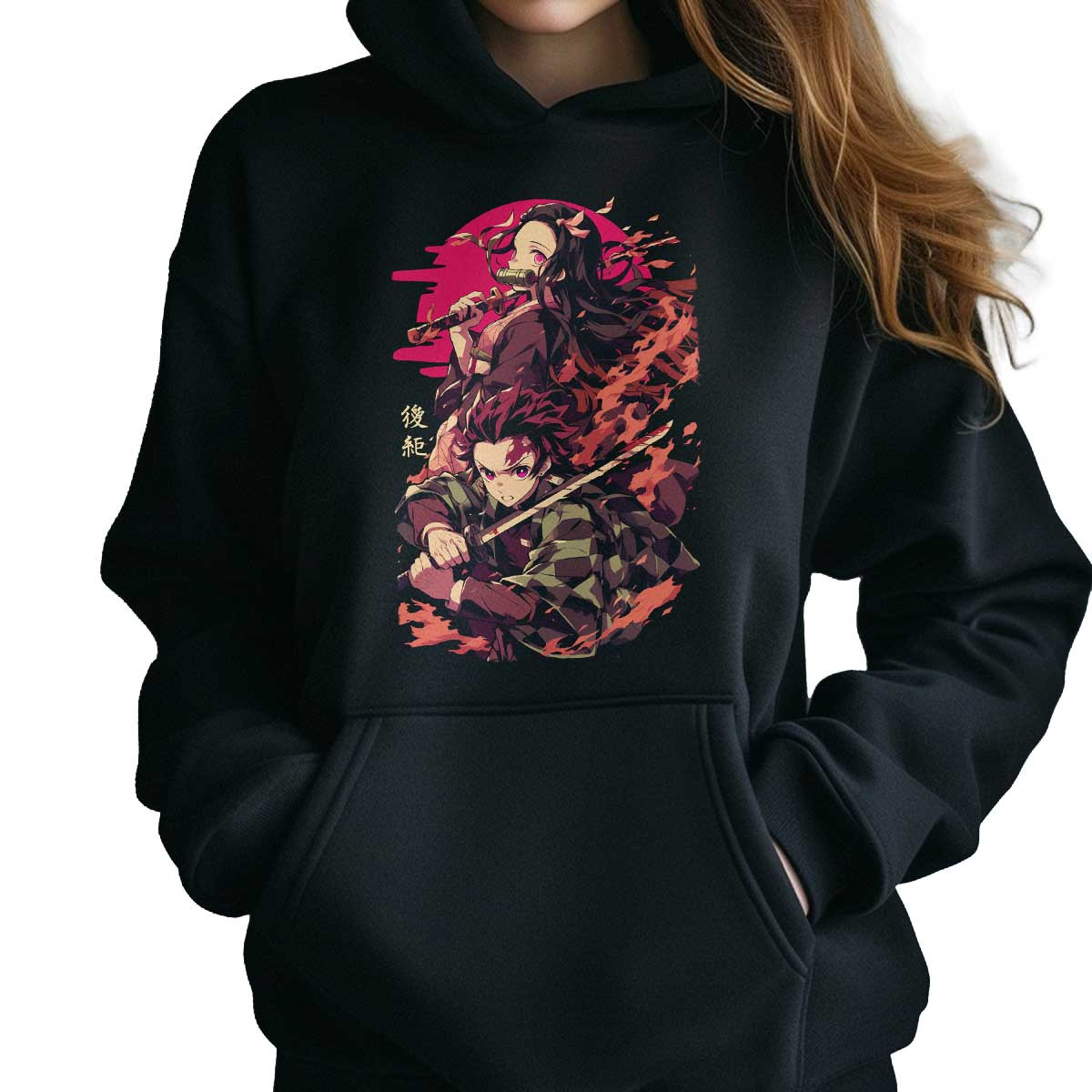 polerones-anime-nezuko-y-tanjiro-alta-calidad