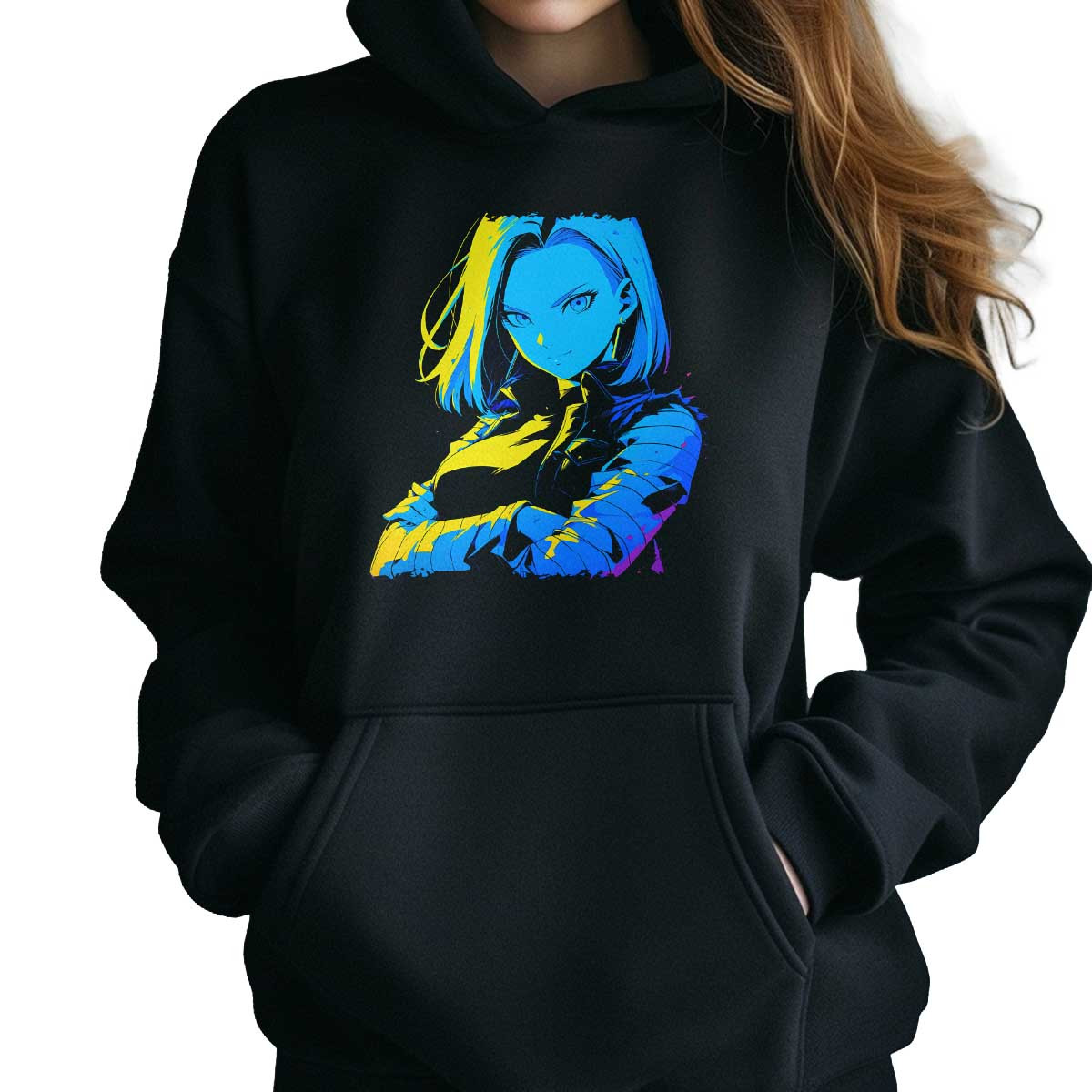 canguro-anime-algod-n-exposici-n-android-18-en-colores-canario-y-cer-leo