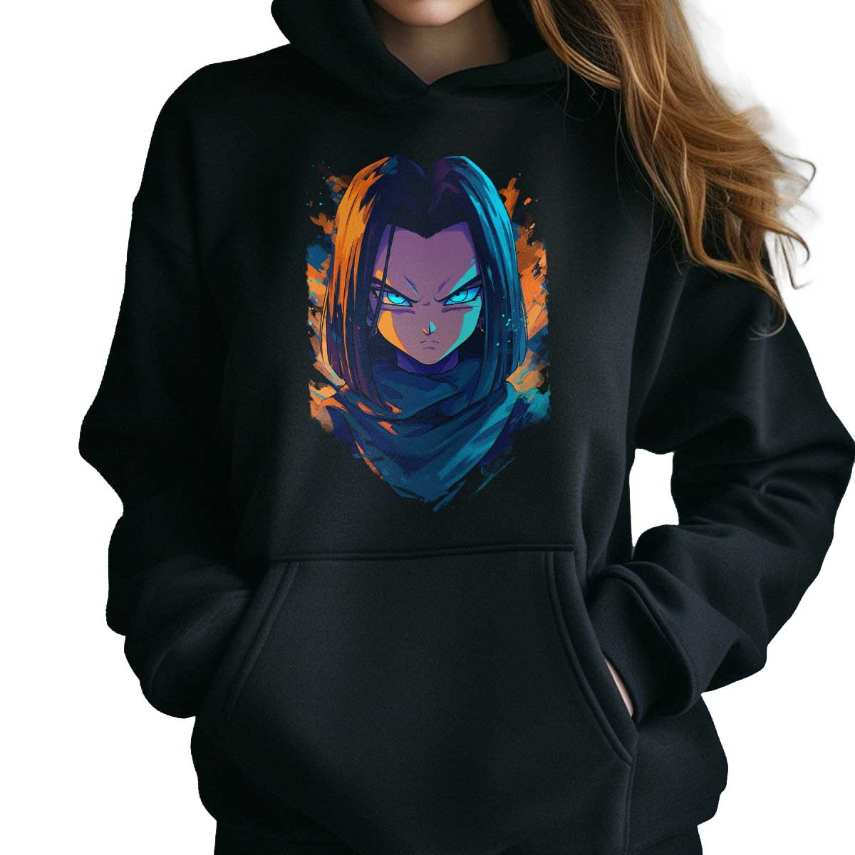 canguro-anime-android-17-ojos-detalle-pavo-real-azul-f-23
