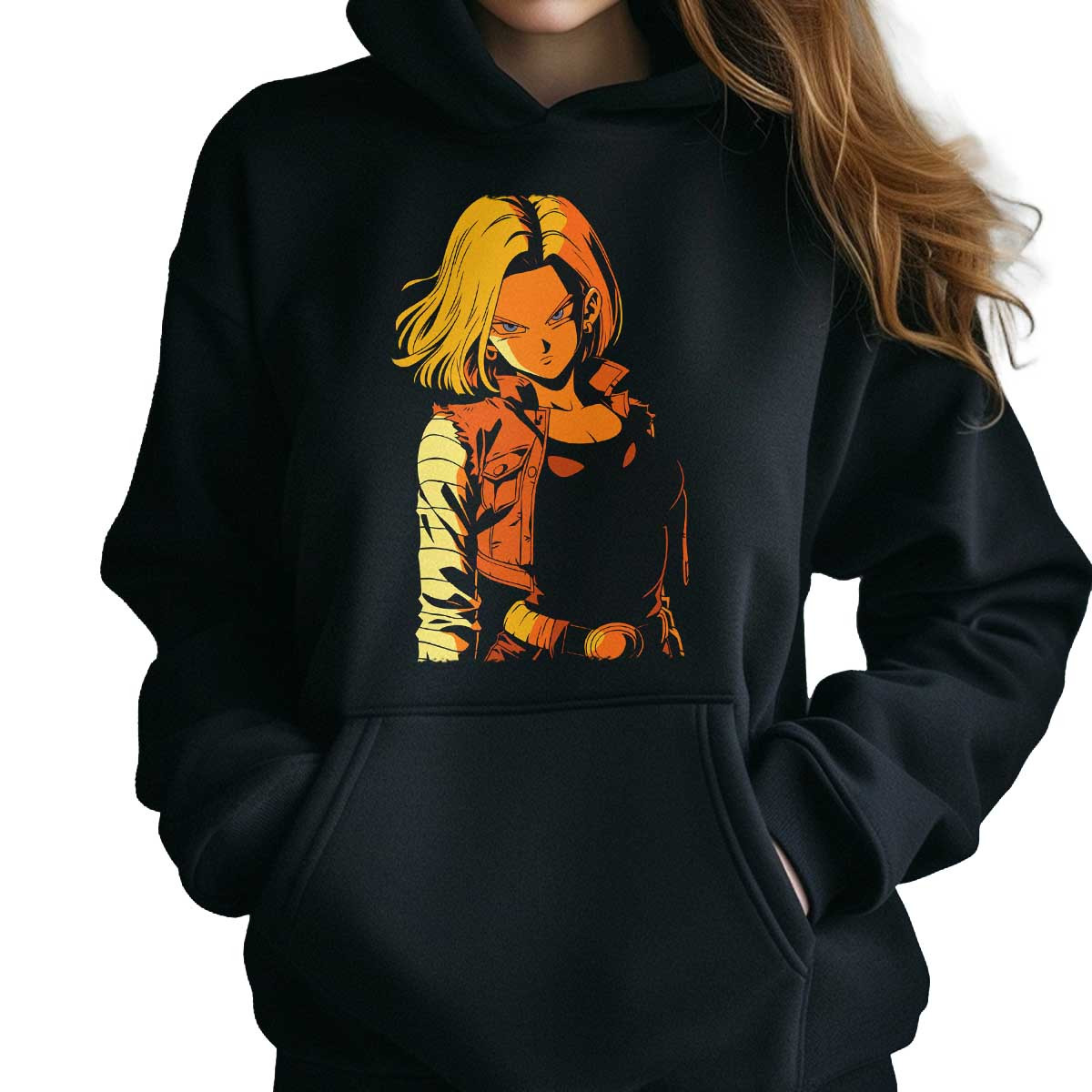 canguro-anime-android-18-estilo-gr-fico-y-minimalista-en-azafr-n