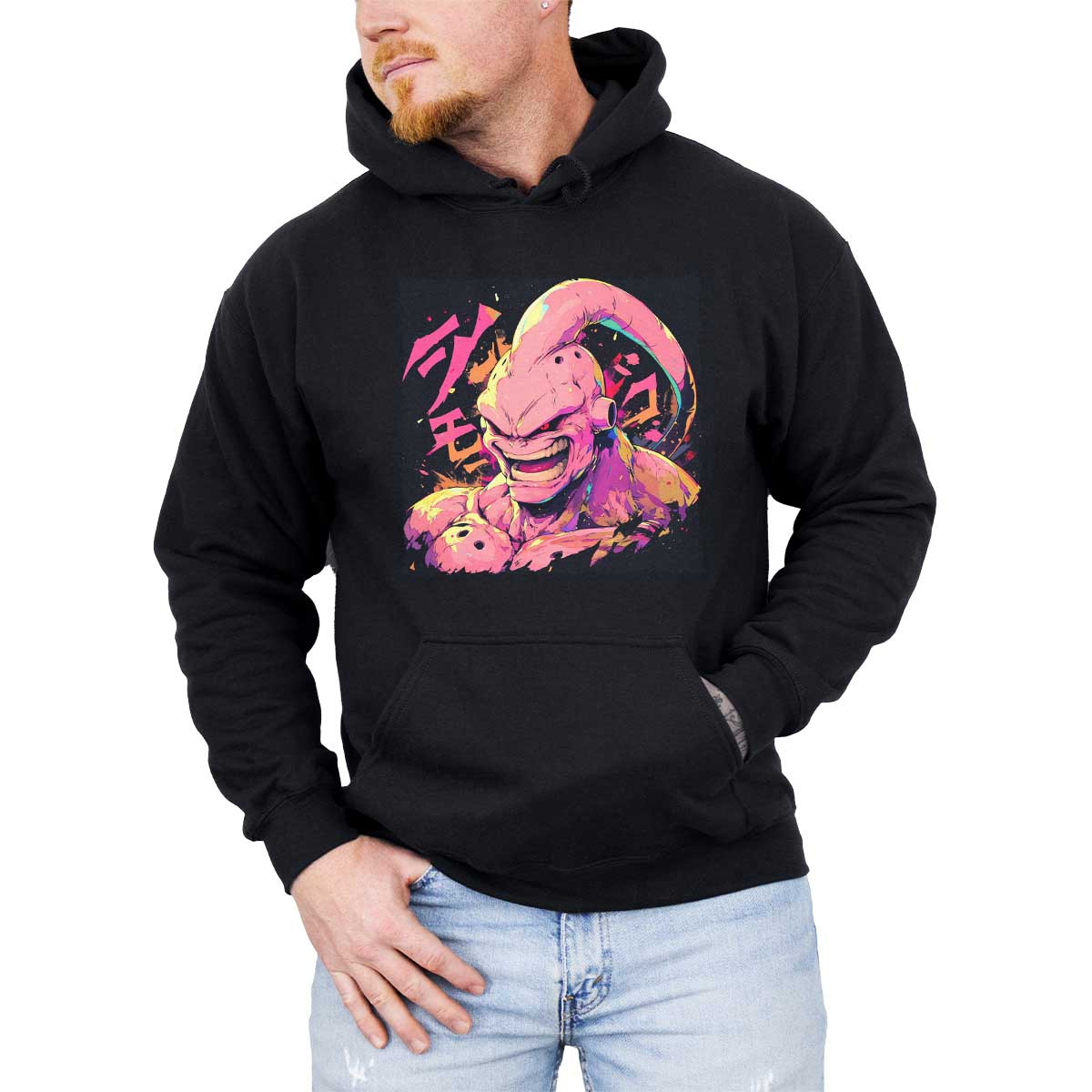 canguro-anime-hombre-con-majin-buu-sonriendo-malvado-en-colores-spectrum-y-pastel