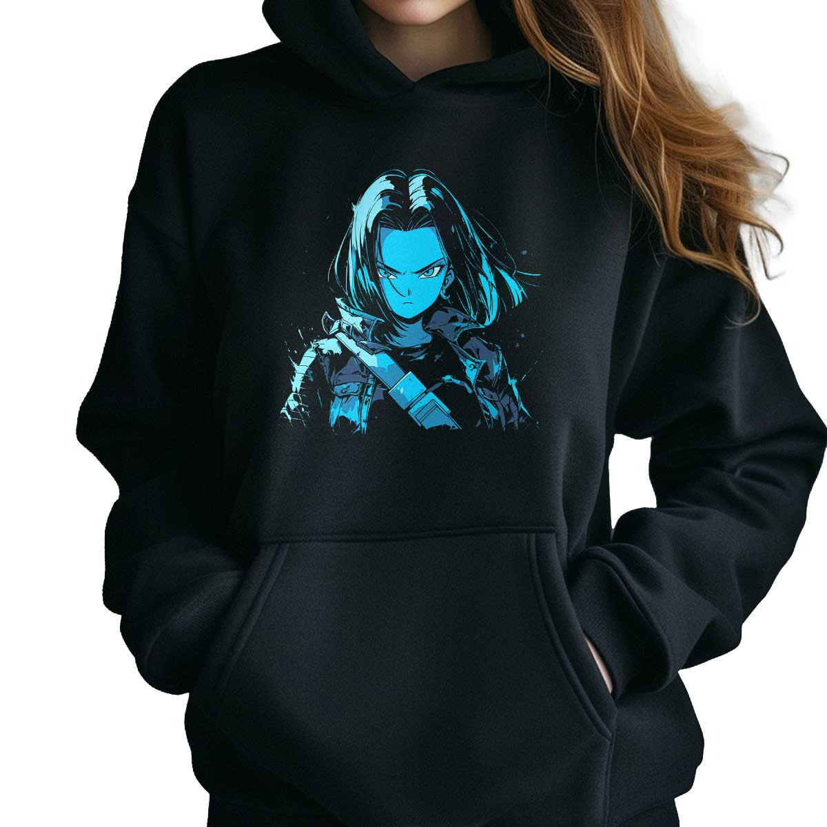 canguro-anime-mujer-calma-android-17-en-azul-cielo-13