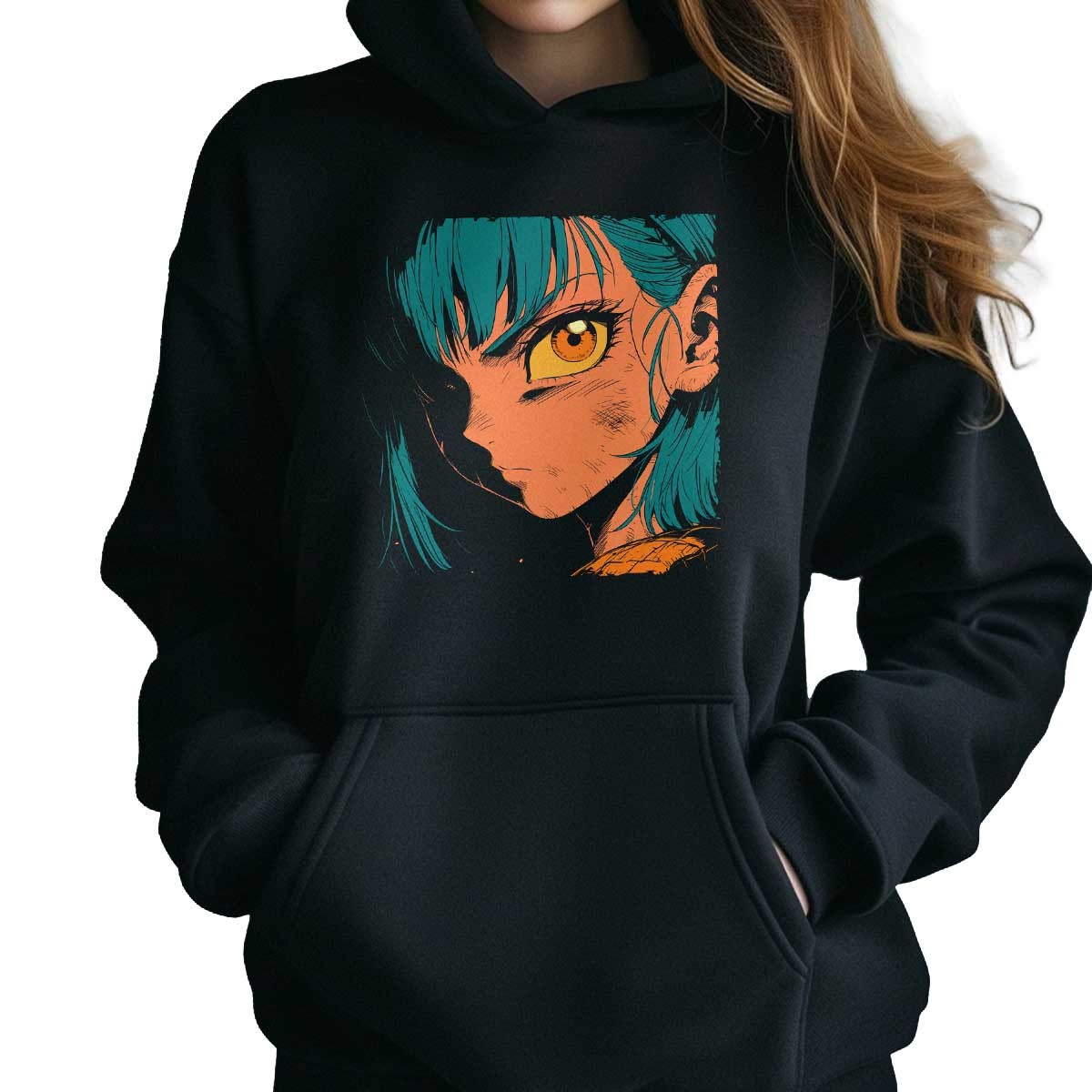 canguro-anime-mujer-rostro-impactante-de-bulma-en-colores-ladrillo-y-topacio