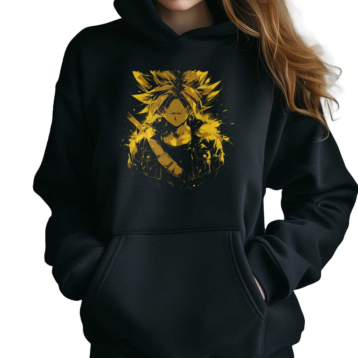 canguro-anime-mujer-trunks-full-power-en-tonos-dorados-drag-n-bola-