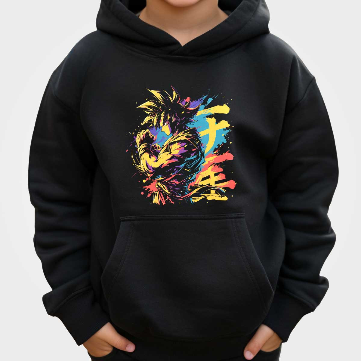 canguro-anime-ni-os-goku-en-armadura-saiyan-en-colores-crom-ticos-y-dorados