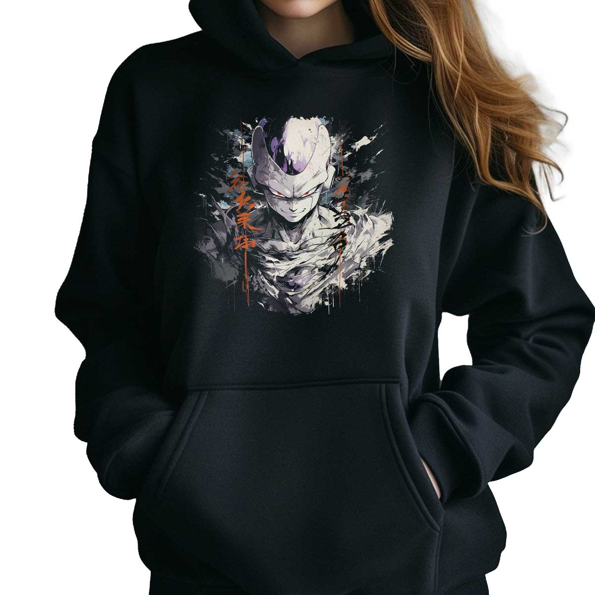 hoodie-anime-freezer-en-su-forma-final-sonriendo-amenazadoramente