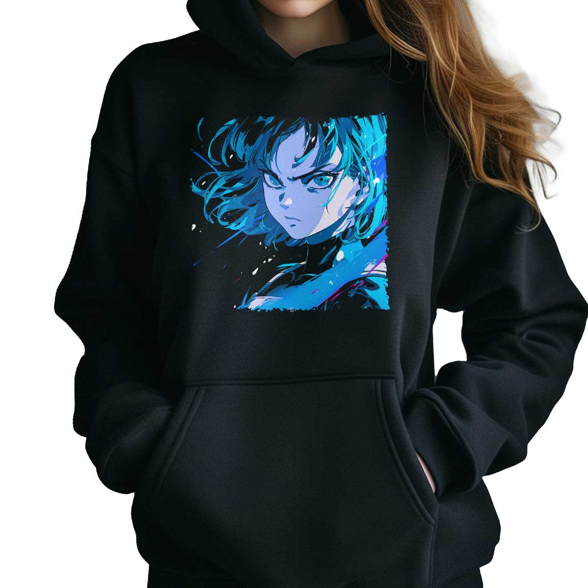 hoodie-anime-mujer-expresi-n-seria-bulma-en-nieve-y-azul-d-23