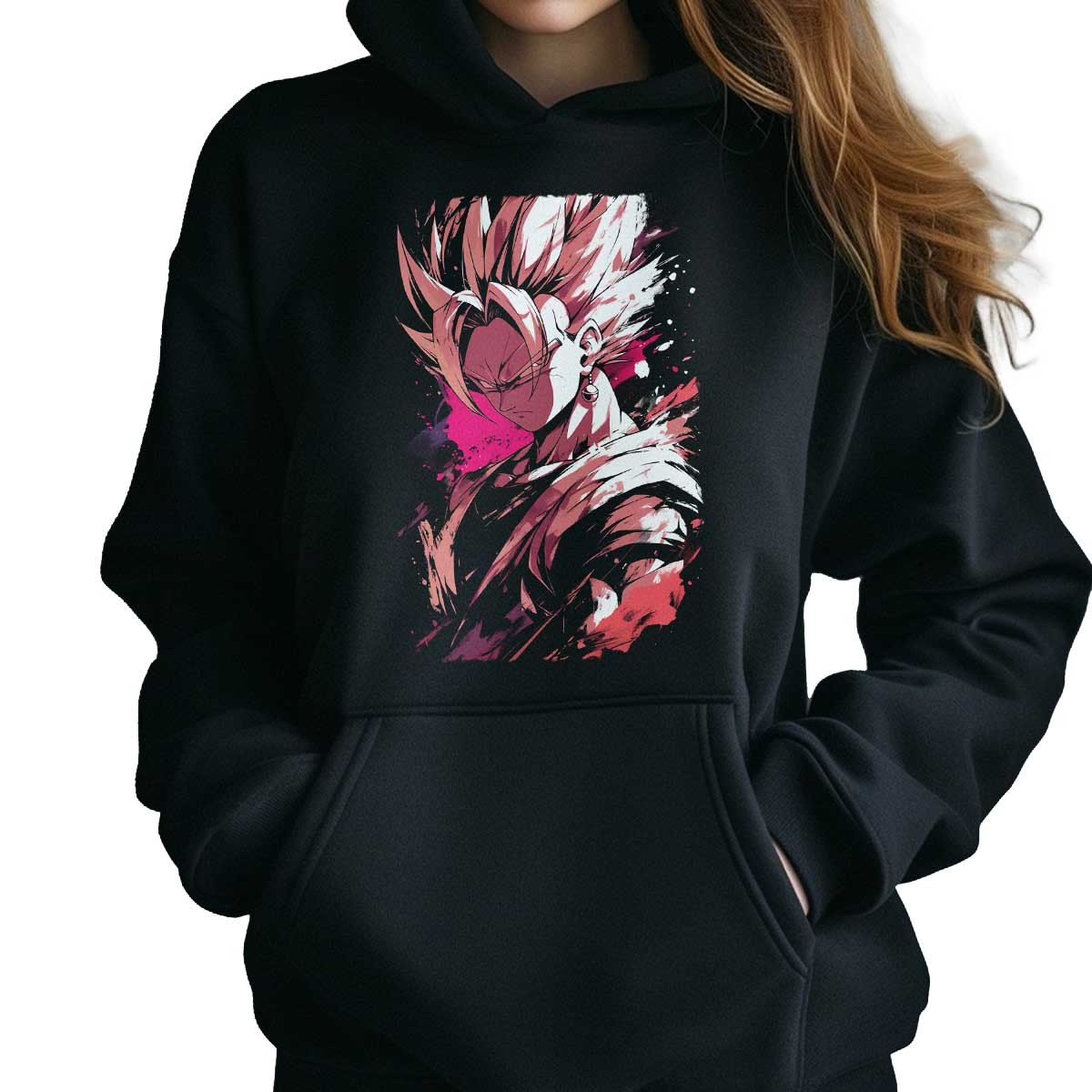 hoodie-anime-mujer-vegetto-super-saiyan-multicolor