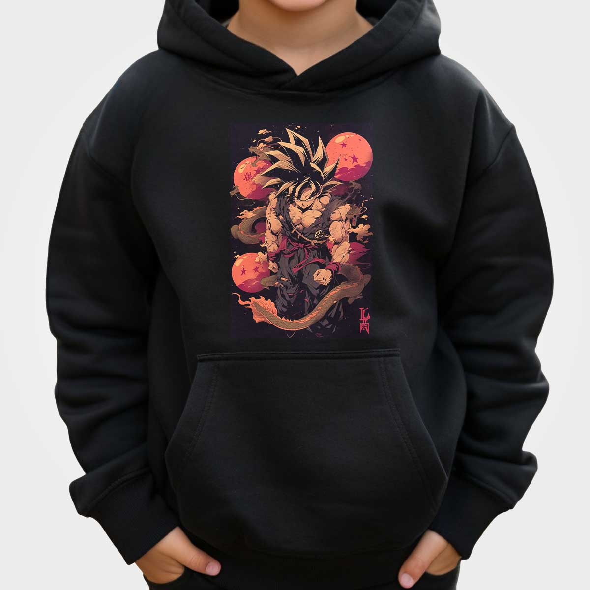 hoodie-anime-unisex-equilibrio-goku-con-bolas-de-drag-n-en-colores-p-rpura-y-negro
