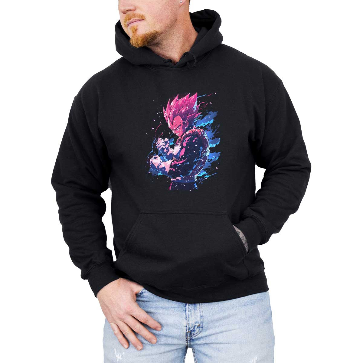 hoodie-anime-vegeta-super-saiyan-en-colores-nieve-y-granate