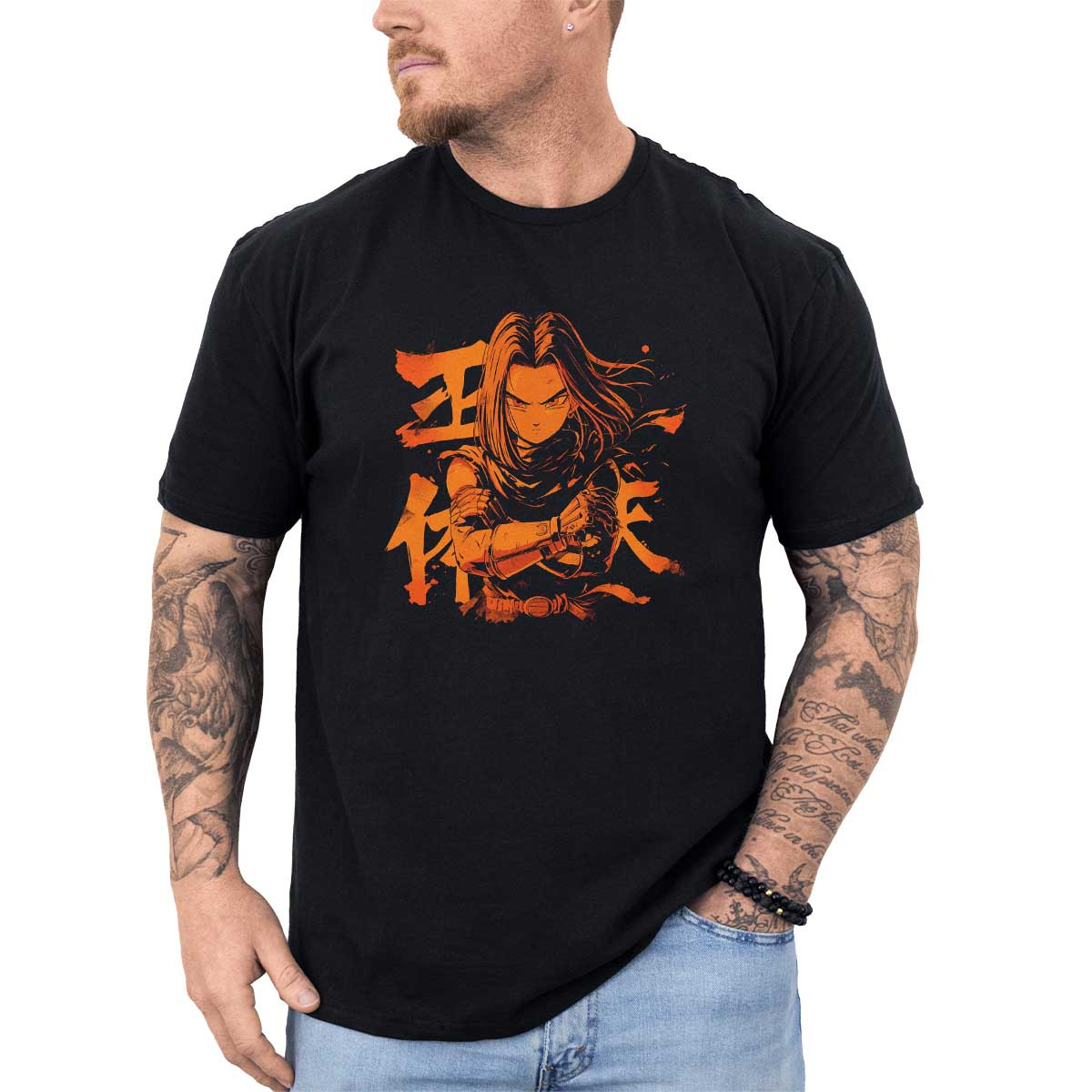 polera-anime-android-17-con-caligraf-a-japonesa-en-dise-o-deslumbrante