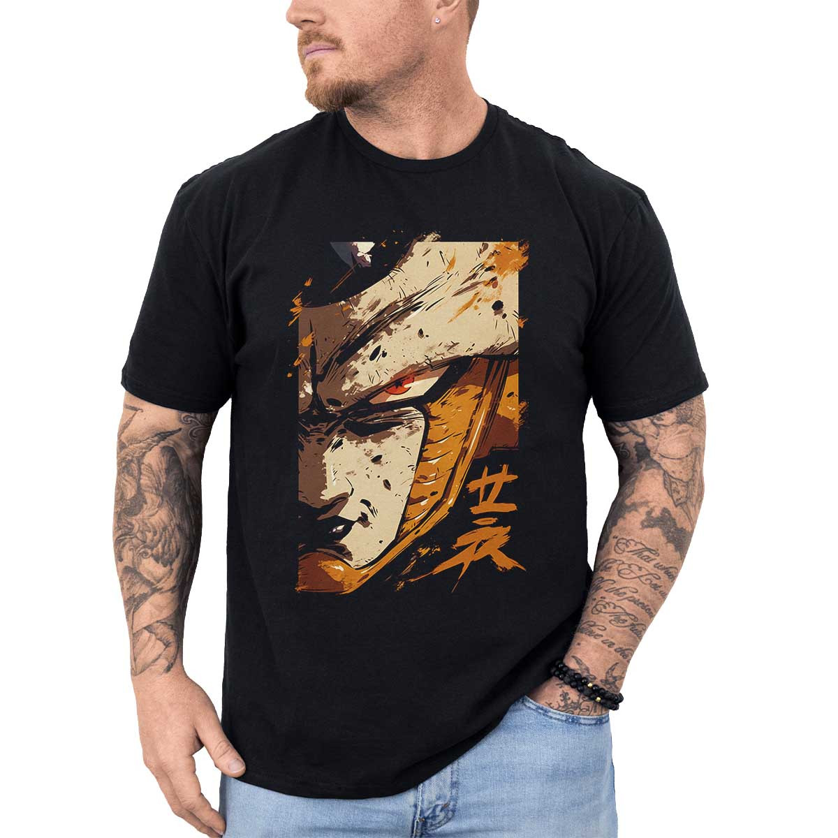 polera-anime-con-dise-o-de-cell-en-primer-plano-mostrando-sus-ojos-malignos-
