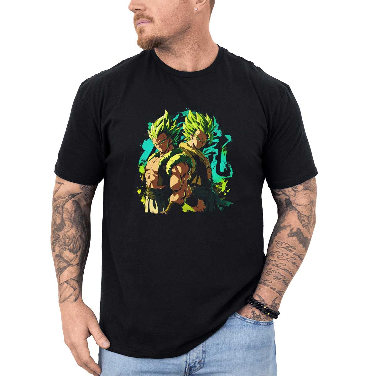 polera-anime-gogeta-y-vegito-en-verde-brillante