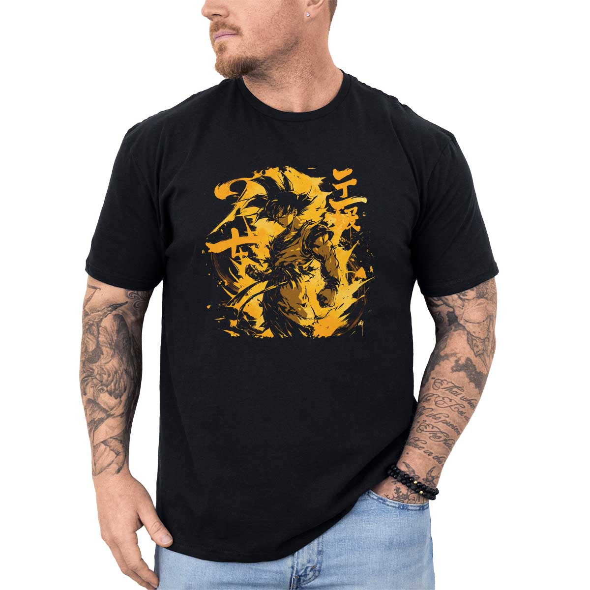 polera-anime-goku-ultra-instinct-en-colores-amarillo-y-malva