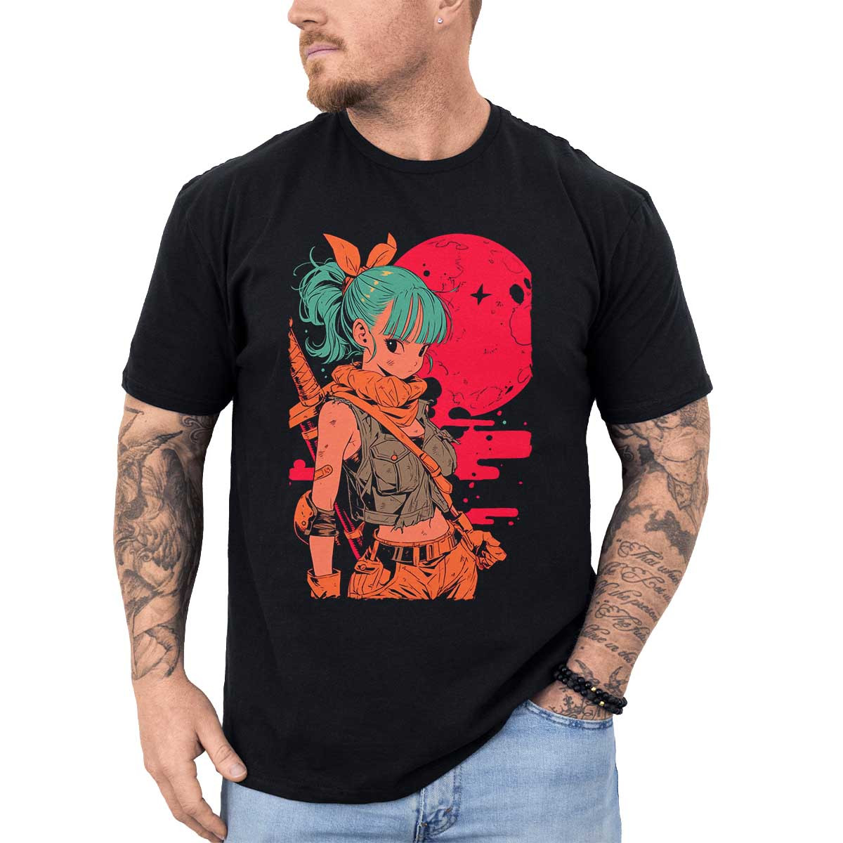 polera-anime-manga-estilo-bulma-en-tonos-milky-y-coral