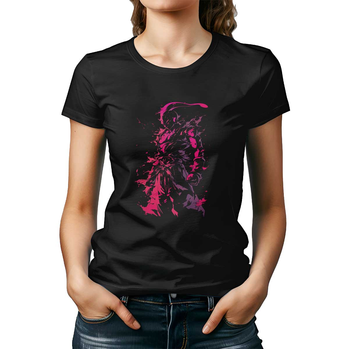 polera-dragon-ball-m-gico-majin-buu-en-ruby-y-rosa-vivo