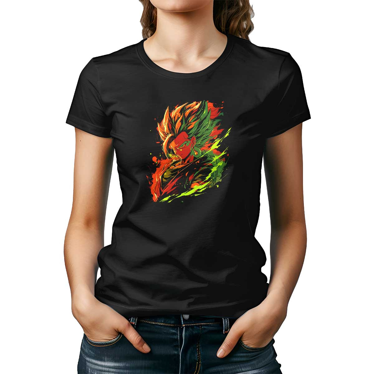 polera-equilibrio-visual-vegito-en-verde-y-naranja-quemado-02