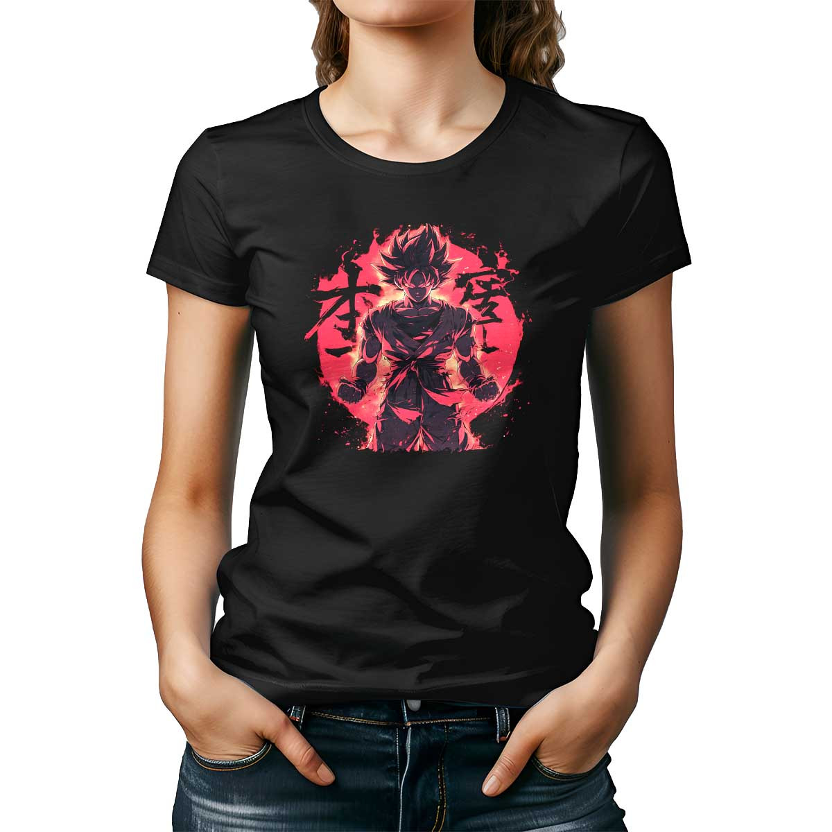 polera-goku-en-su-forma-base-listo-para-pelear-con-efecto-de-brillo-y-rosado-12