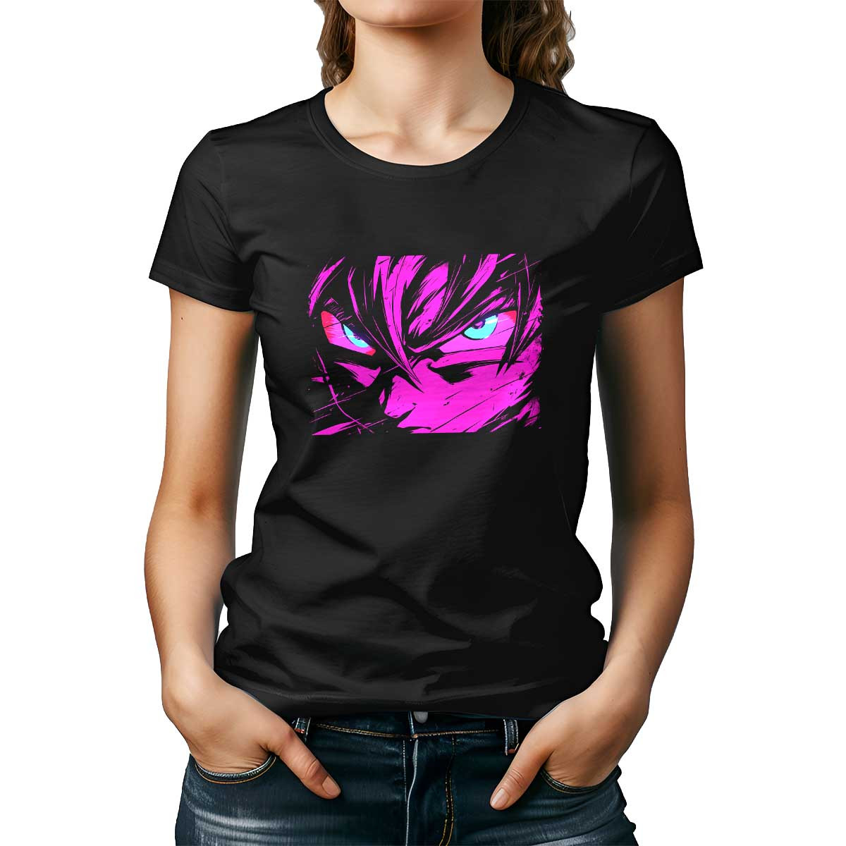 polera-goku-ojos-de-cerca-en-azul-y-malva