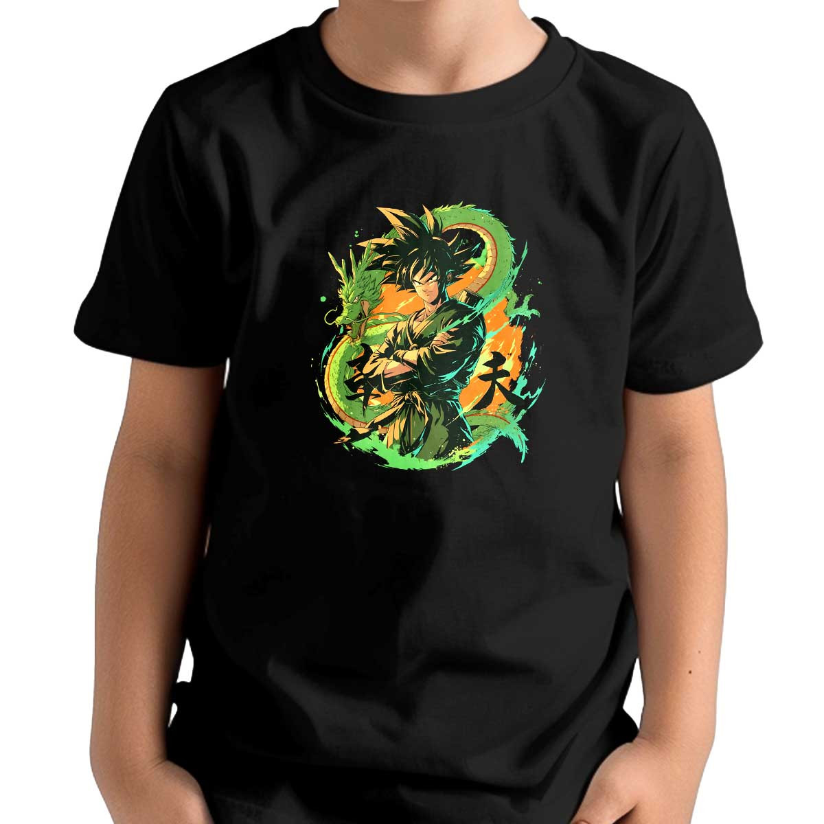 polera-goku-y-shenron-en-crom-tico-y-verde-lima-24-equilibrio-visual