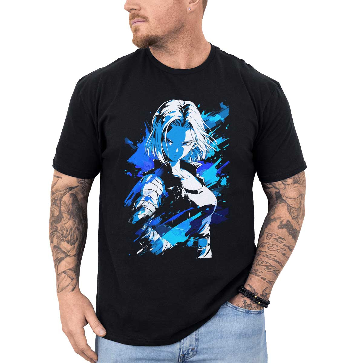 polera-hombre-anime-android-18-full-power-equilibrio-de-colores