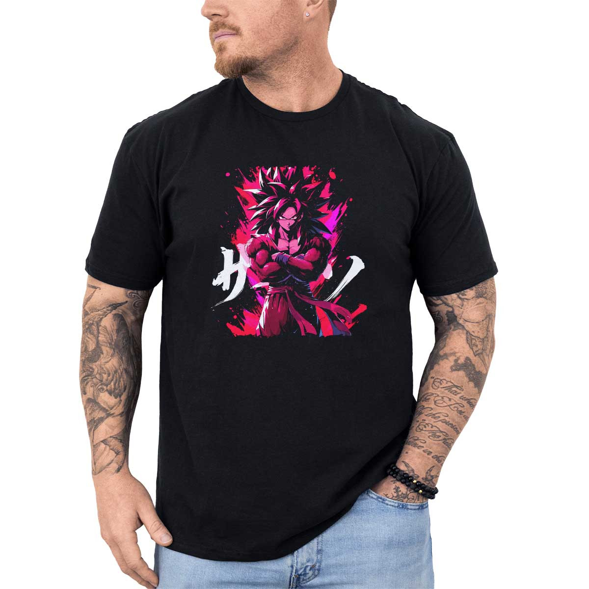 polera-hombre-anime-goku-super-saiyan-4-en-magenta