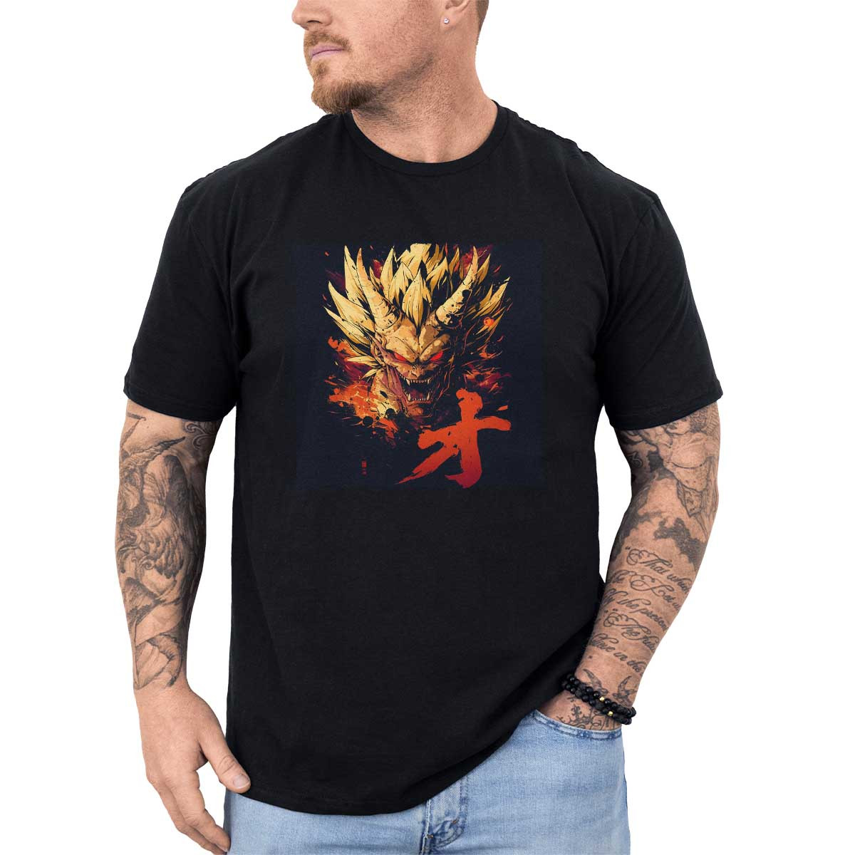 polera-hombre-anime-rectangular-freezer-con-aura-destructiva-en-canarias-y-mar-