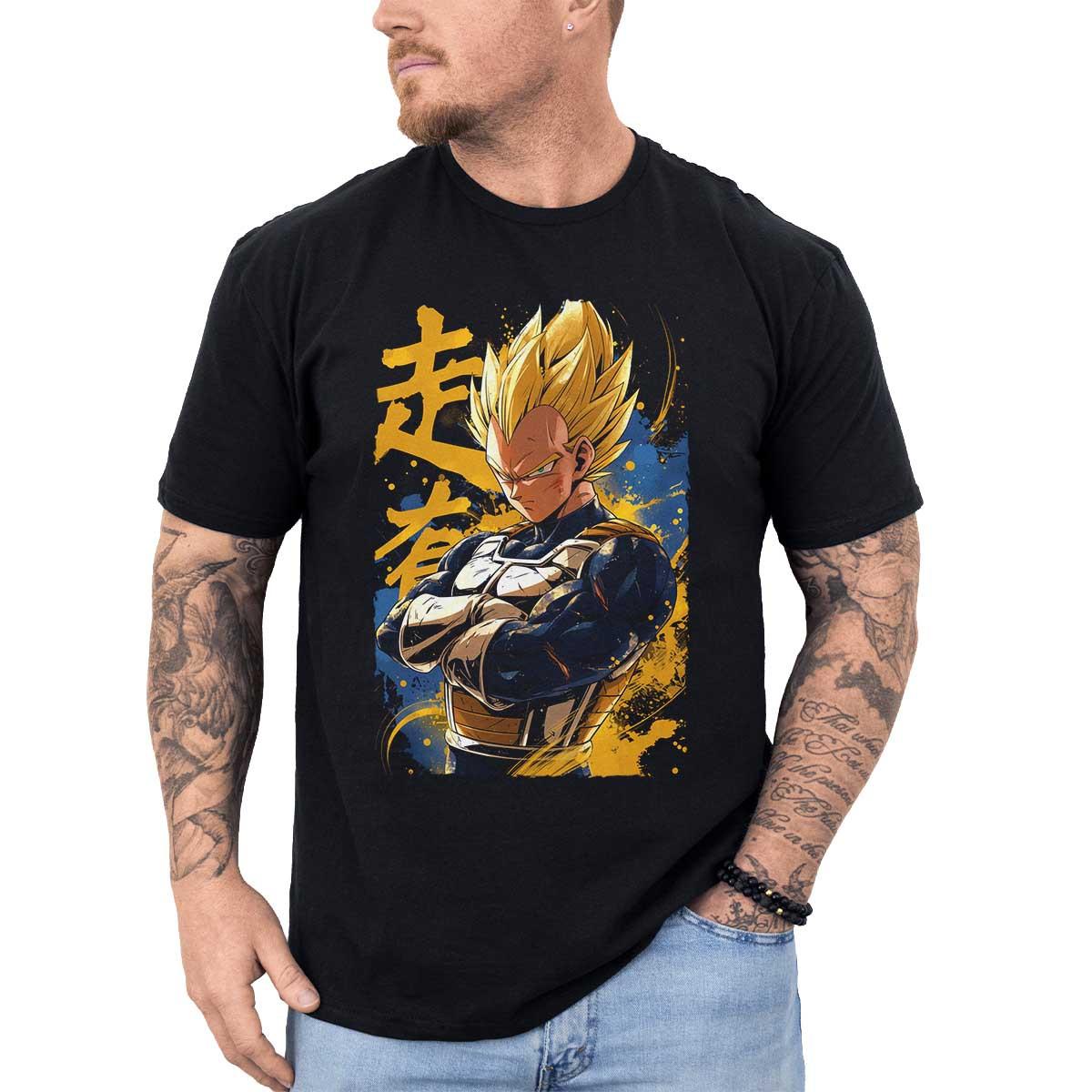 polera-hombre-anime-vegeta-en-armadura-saiyan-real-en-oro-y-azul-marine