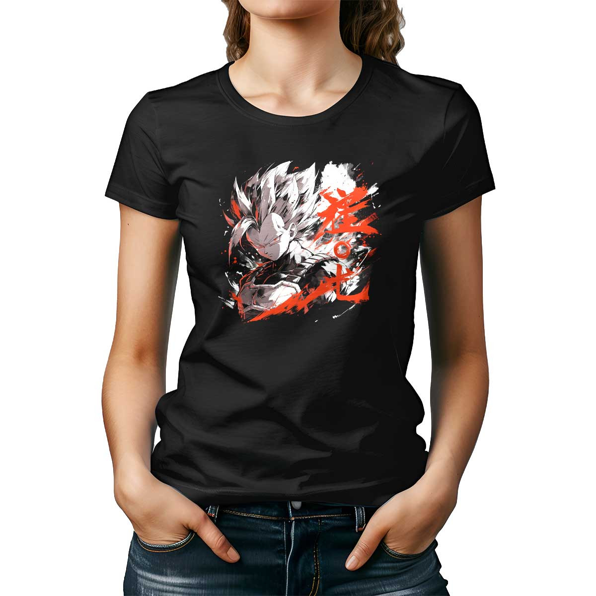 polera-lisa-tem-tica-vegeta-aura-de-batalla-en-perla-y-negro-talla-32