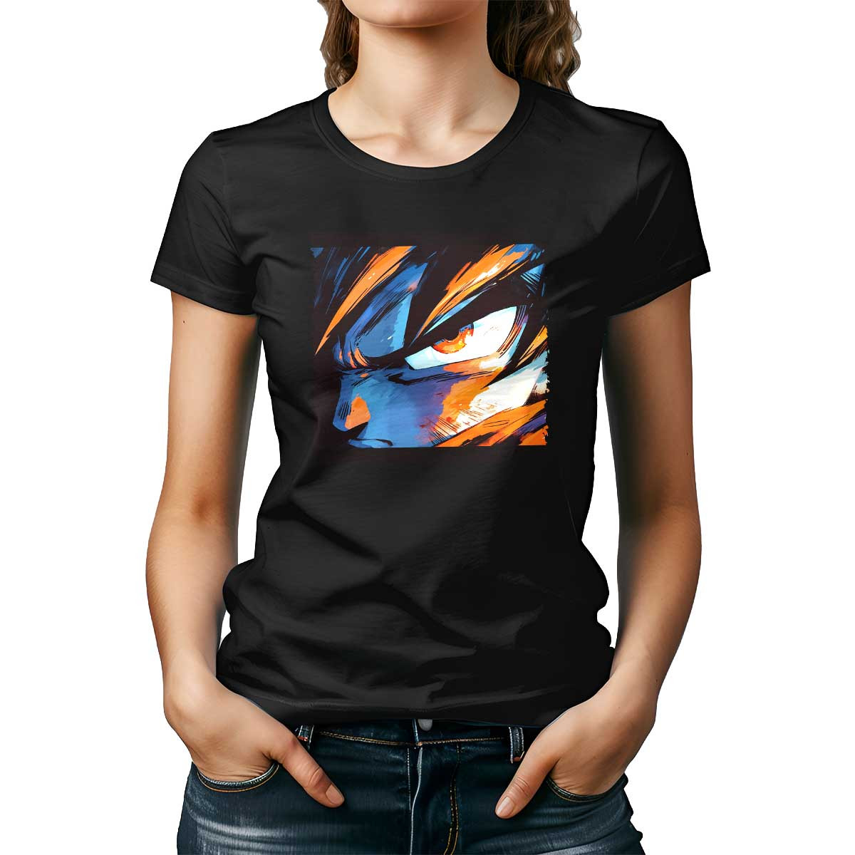 polera-mujer-creatividad-goku-eyes-closeup-en-colores-lavados-y-azul-marino