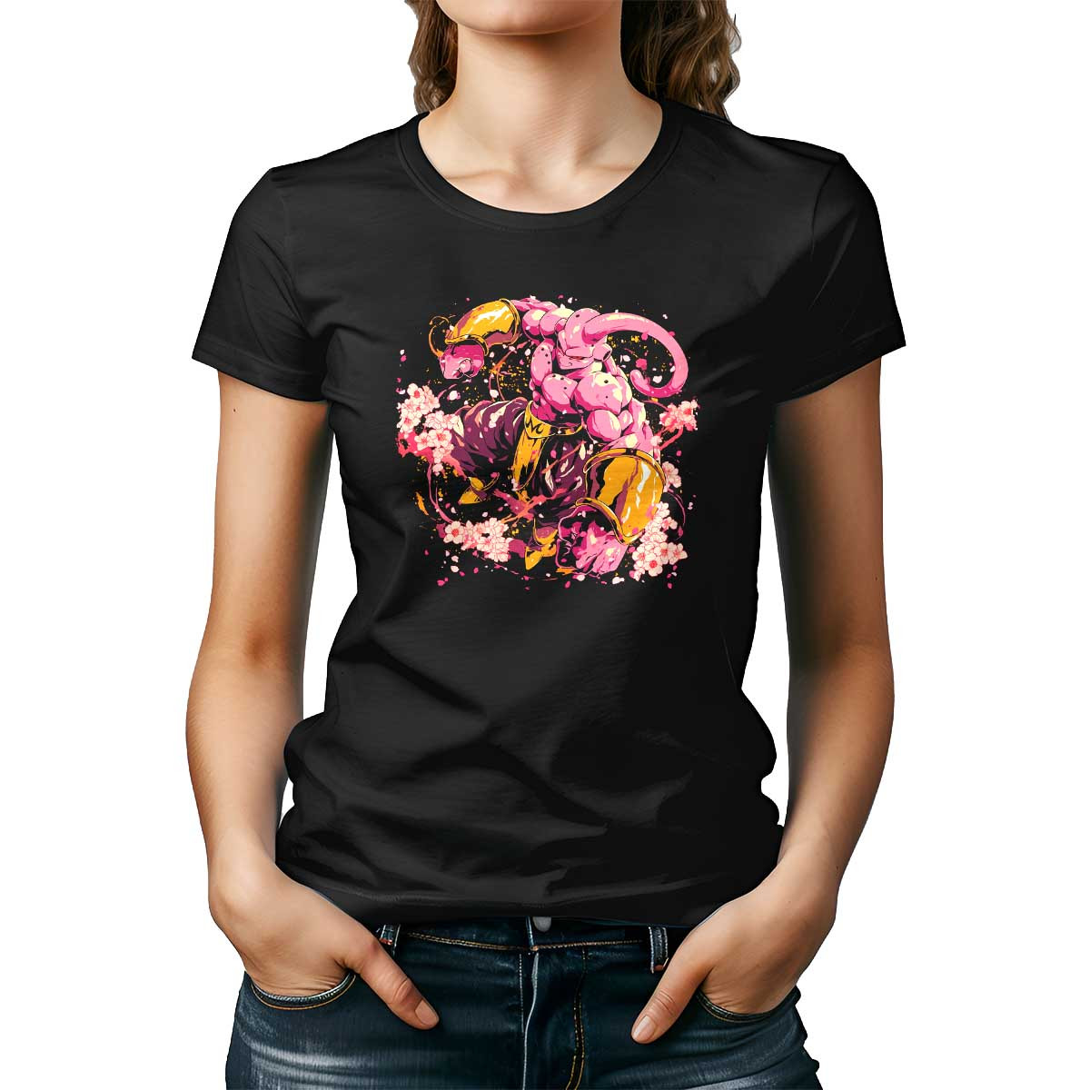 polera-mujer-majin-buu-cherry-blossoms-bright-bronze-