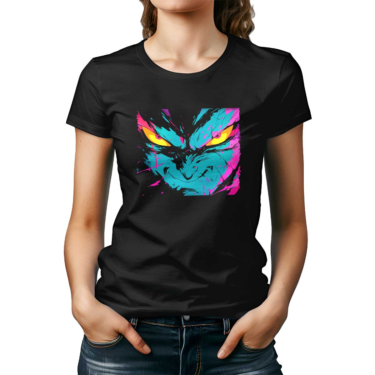polera-mujer-majin-buu-ojos-en-mbar-y-cian-nica-