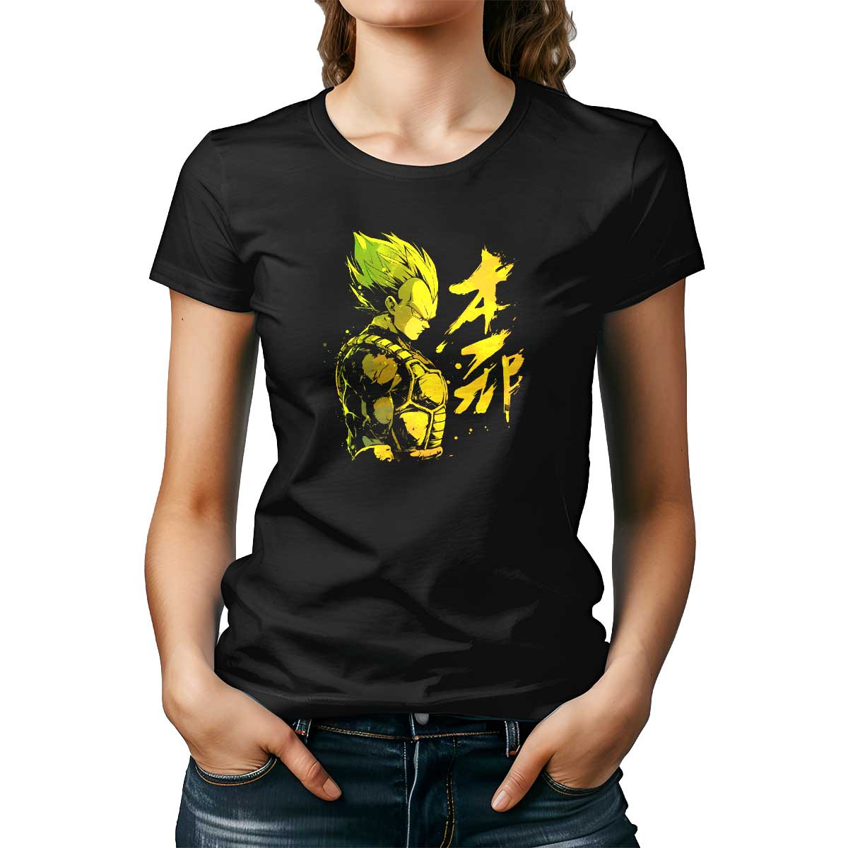 polera-mujer-vida-vegeta-en-armadura-saiyan-en-colores-chartreuse-y-denim-f-22