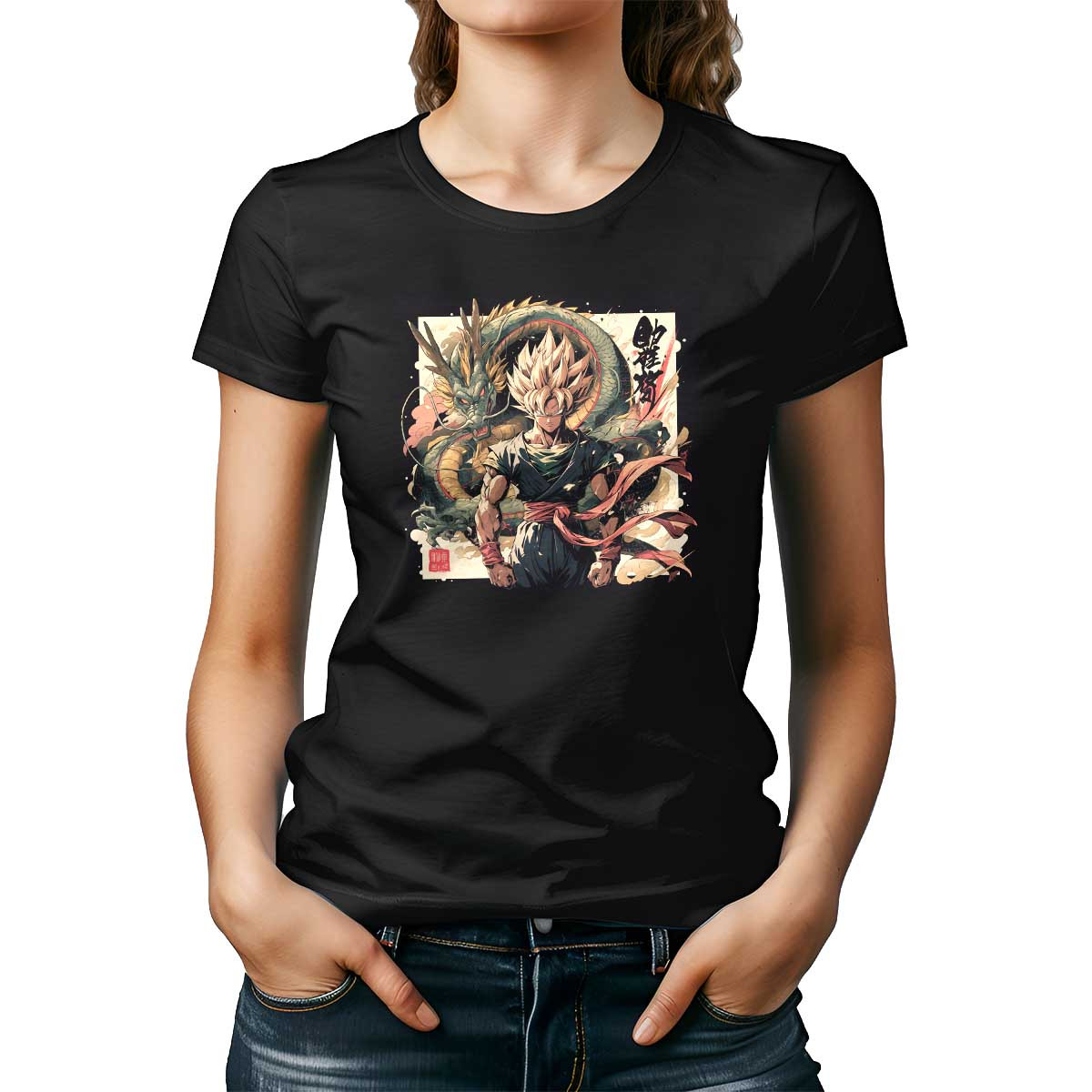 polera-negra-comedor-vegito-con-shenron-en-auburn-y-rosa-beb-