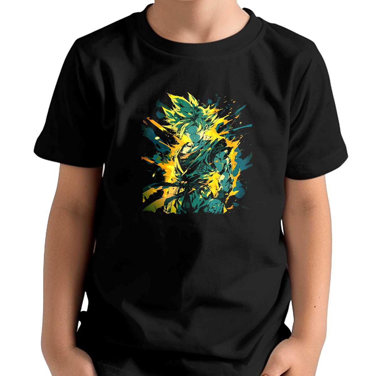 polera-ni-a-estampada-brillante-goku-super-saiyan-2-en-tonos-susurrantes-y-helechos
