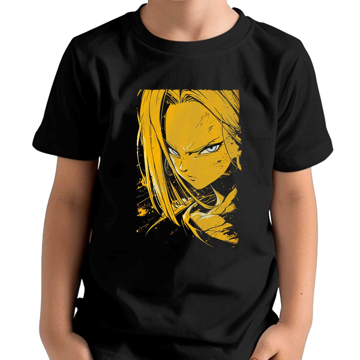 polera-ni-as-armon-a-android-18-closeup-colores-leche-y-mostaza
