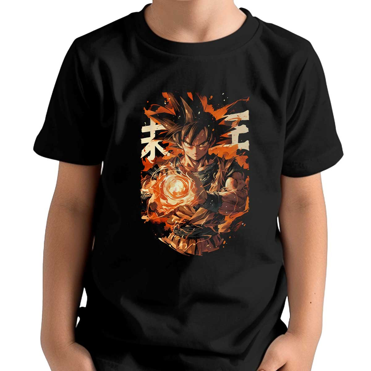 polera-ni-o-con-goku-de-fuego-e-hielo-en-colores-albaricoque