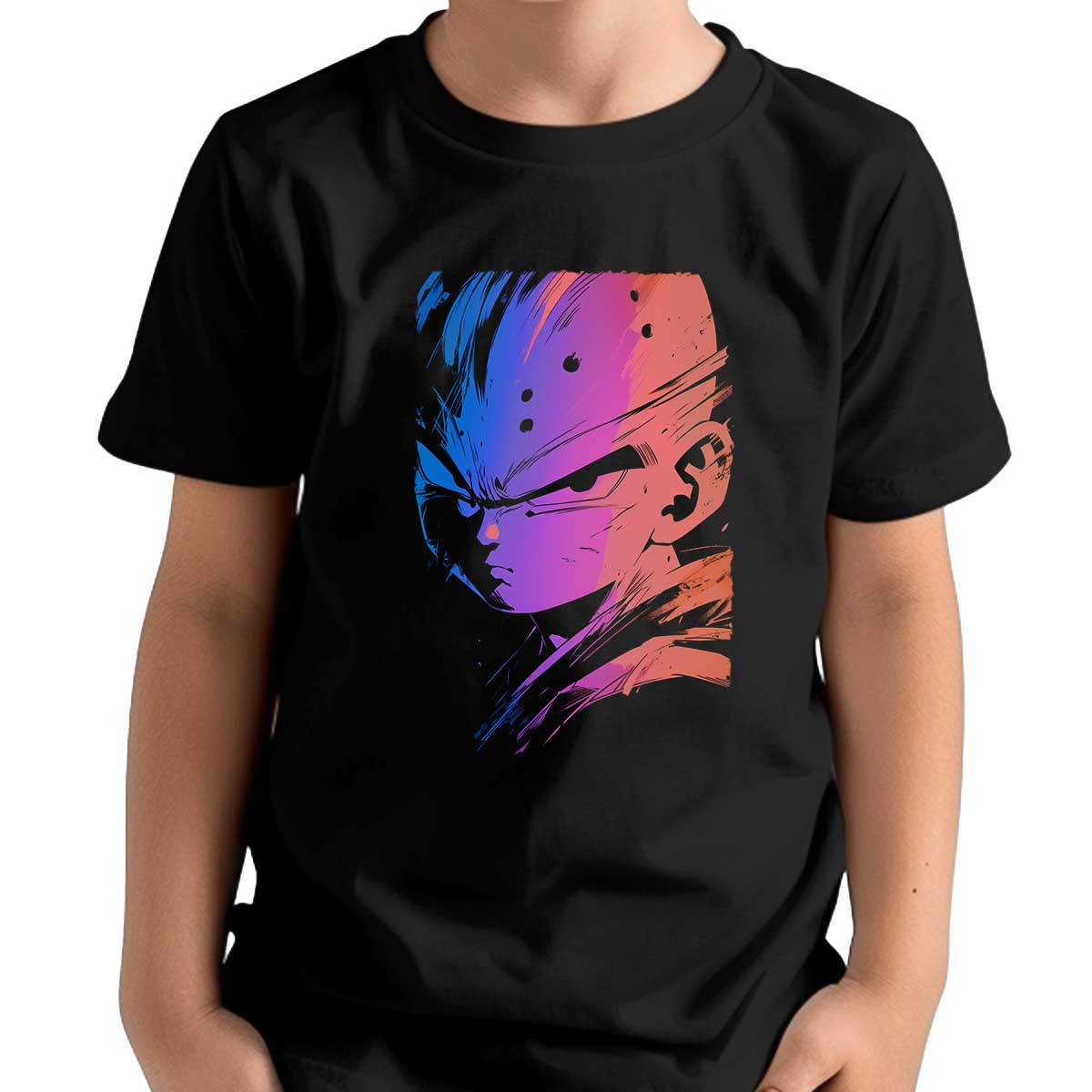 polera-ni-os-arte-krillin-rostro-primer-plano-colores-rubor-y-zafiro